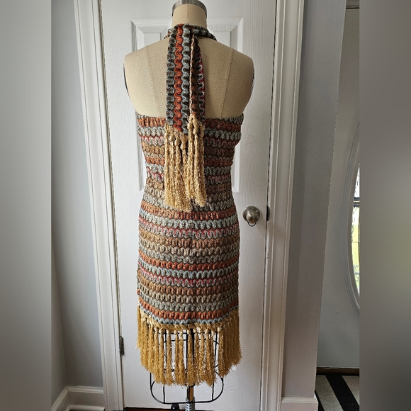 Alexis Tavia Fringe-Hem Bandeau Dress - Picture 13 of 13